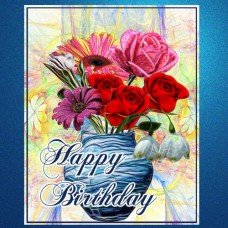 GIFT TAG Birthday Vase